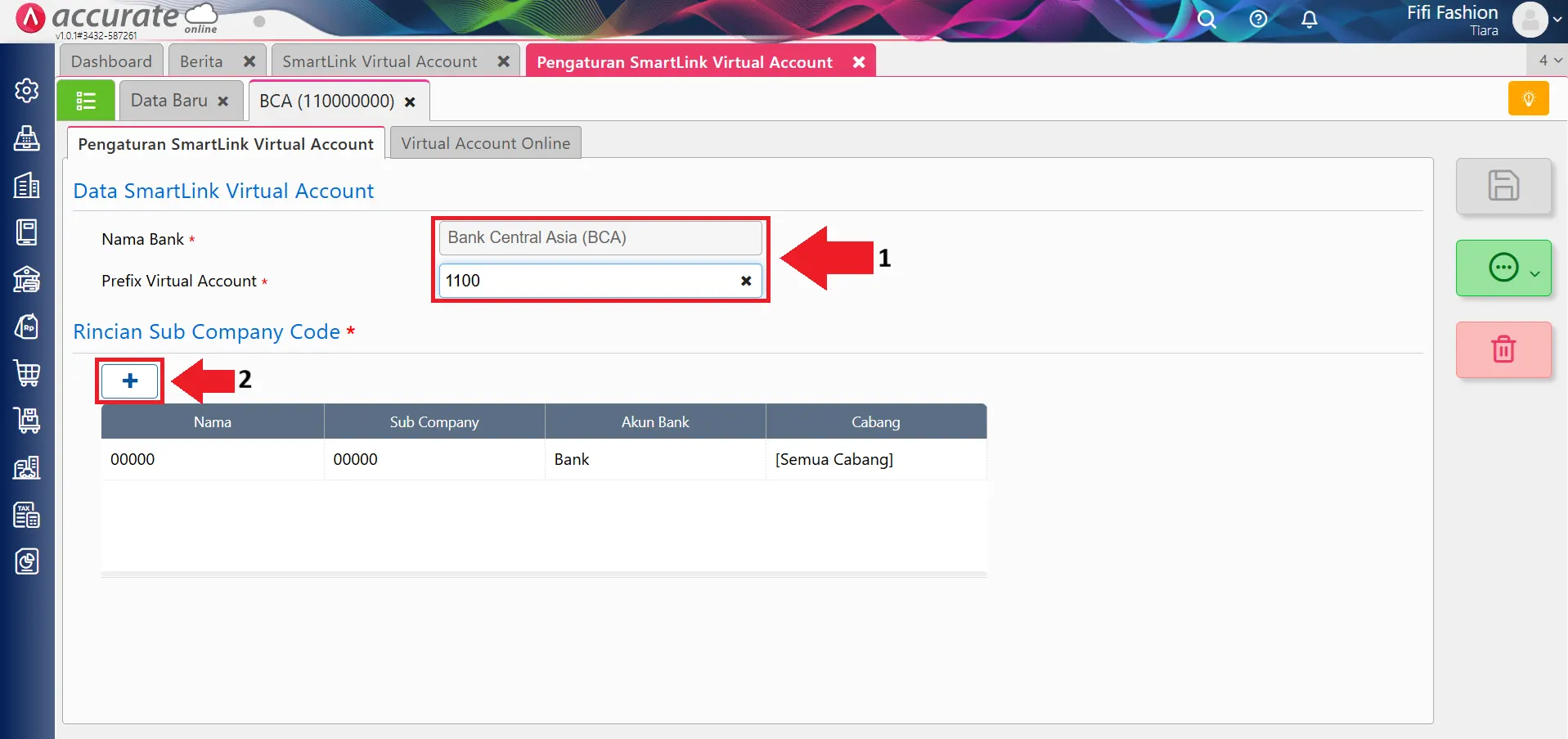 cara menggunakan VA BCA